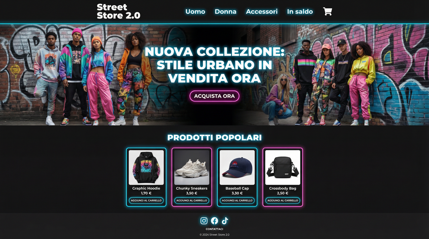 homepage street store 2.0 italiano