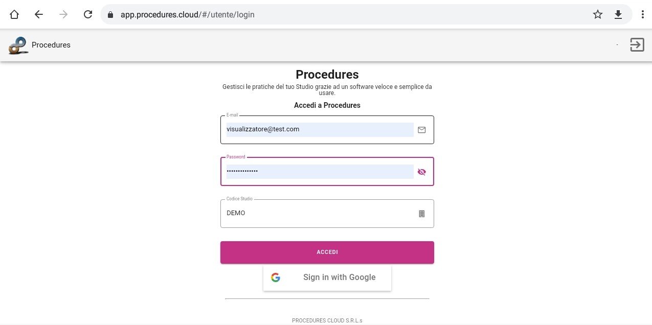 VIDEO MANUALE - LOG IN