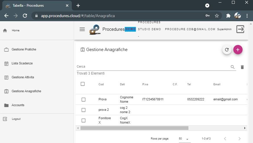 VIDEO MANUALE - ANAGRAFICHE