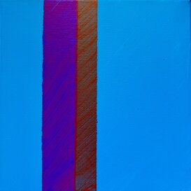 VERTICALE acrilico su tela, 30×30 cm VERTICALE acrilico su tela, 30×30 cm
