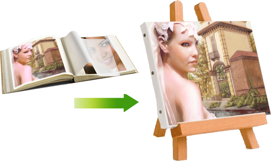 Trasformiamo la Tua foto in un dipinto su tela Trasformiamo la Tua foto in un dipinto su tela