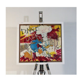 D.DUCK ACRILICO SPRAY SU DISPLAYIPHONE, 60X60CM