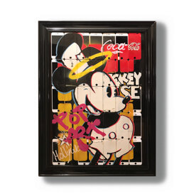 MMOUSE ACRILICO SPRAY SU DISPLAYIPHONE, 80X60CM