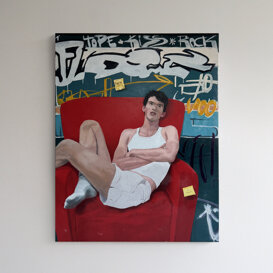 CALL ME Olio su tela 80X100 CM