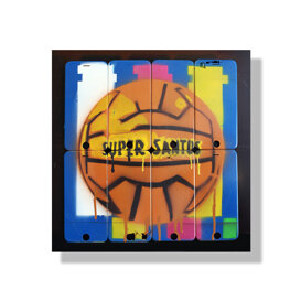 BALL ACRILICO SPRAY SU DISPLAYIPHONE, 30X30CM