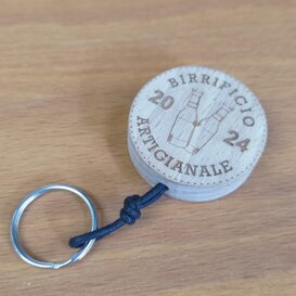 Portachiavi Personalizzato in Legno