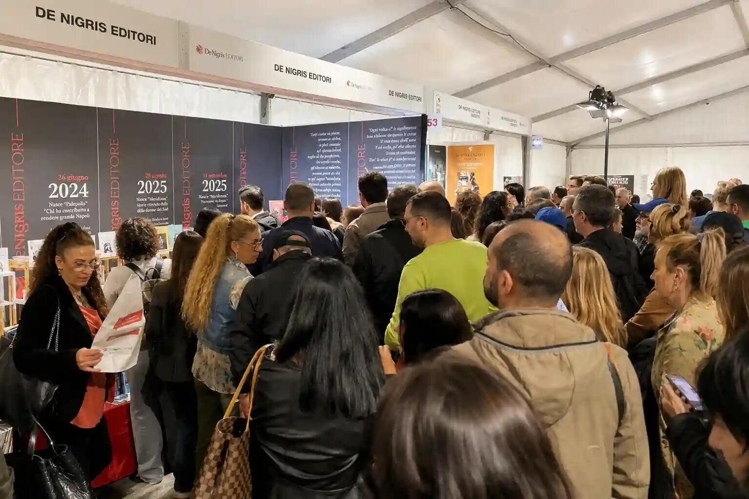 DE NIGRIS EDITORE AL CAMPANIA LIBRI FESTIVAL PER IL QUARTO ANNO CONSECUTIVO