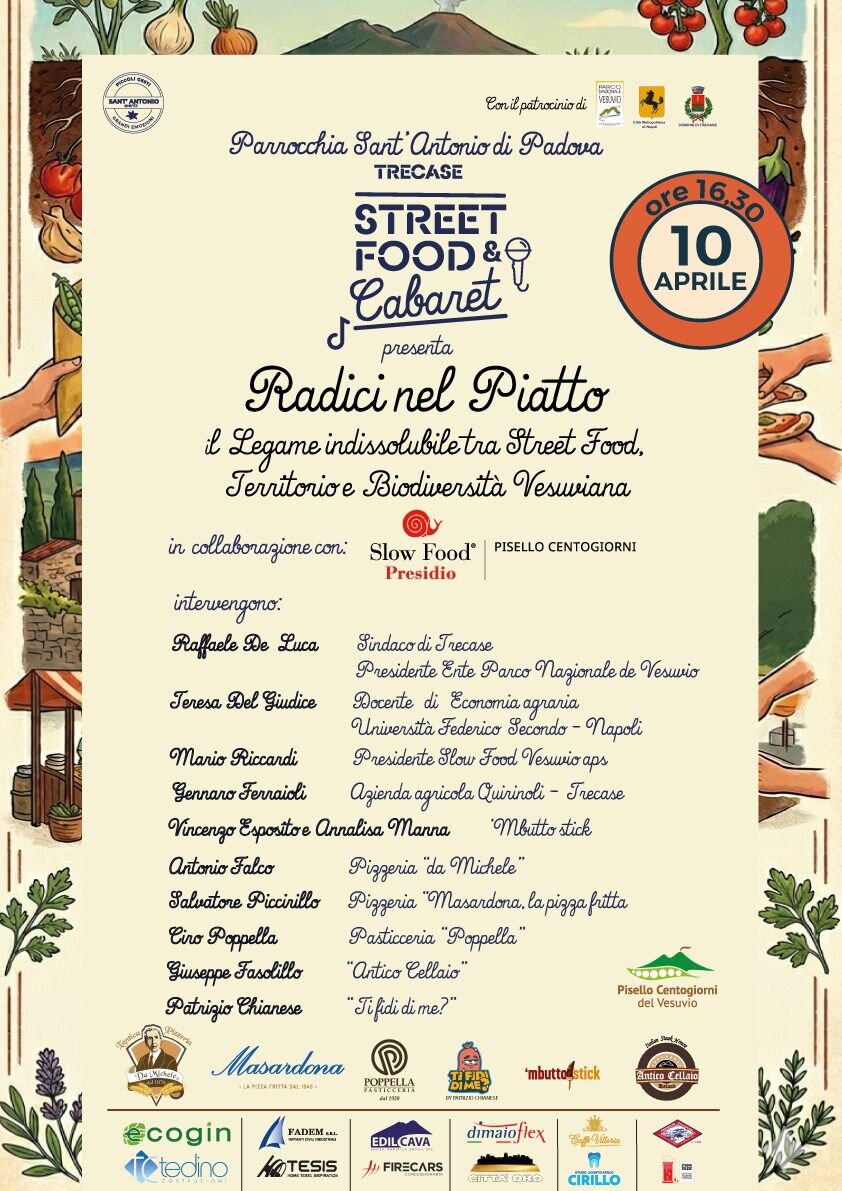 &ldquo;Radici nel Piatto&rdquo;: a Trecase il legame indissolubile tra street food, territorio e biodiversit&agrave; vesuviana