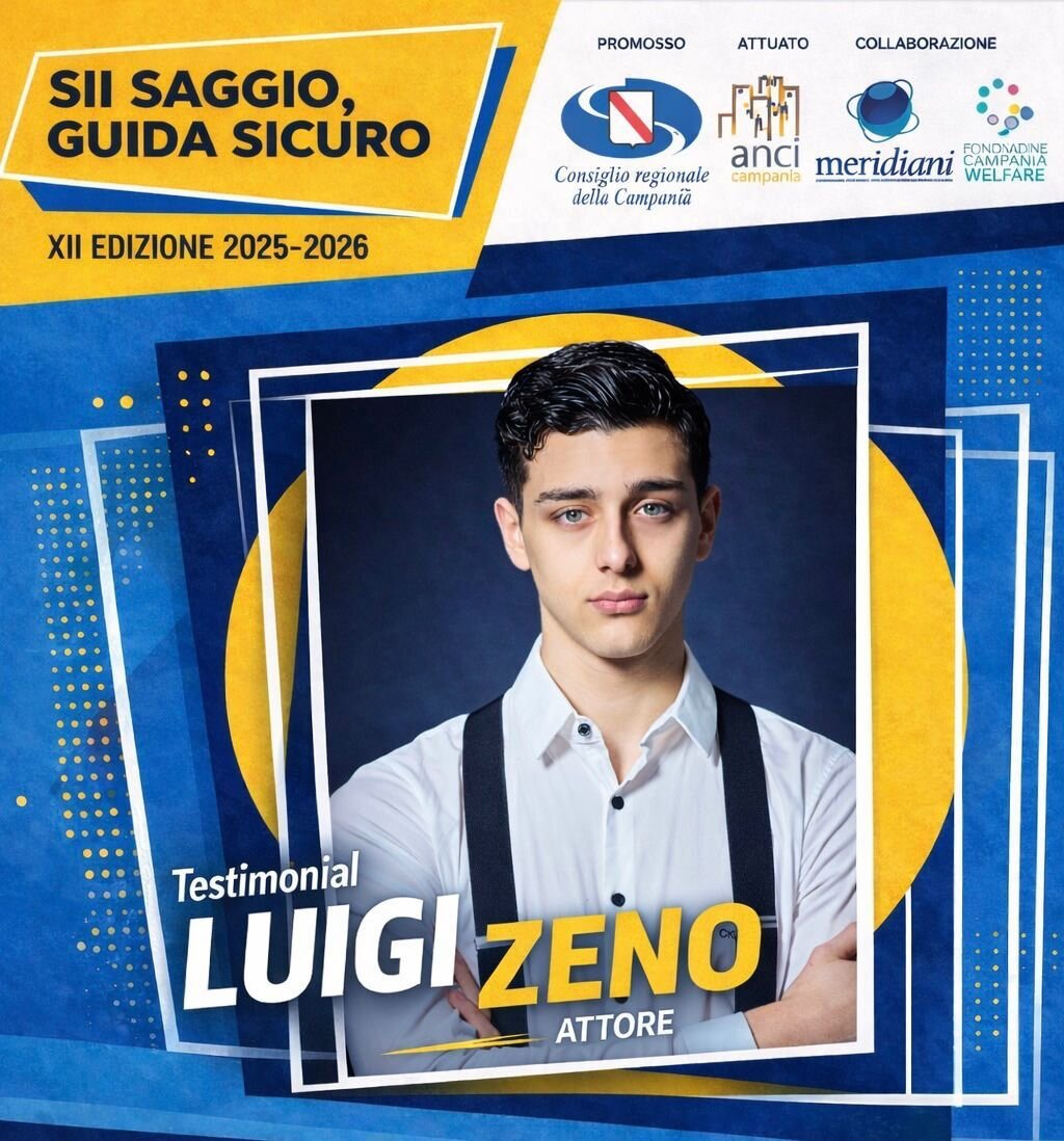 Luigi Zeno testimonial della XII edizione di &ldquo;Sii Saggio, Guida Sicuro&rdquo;