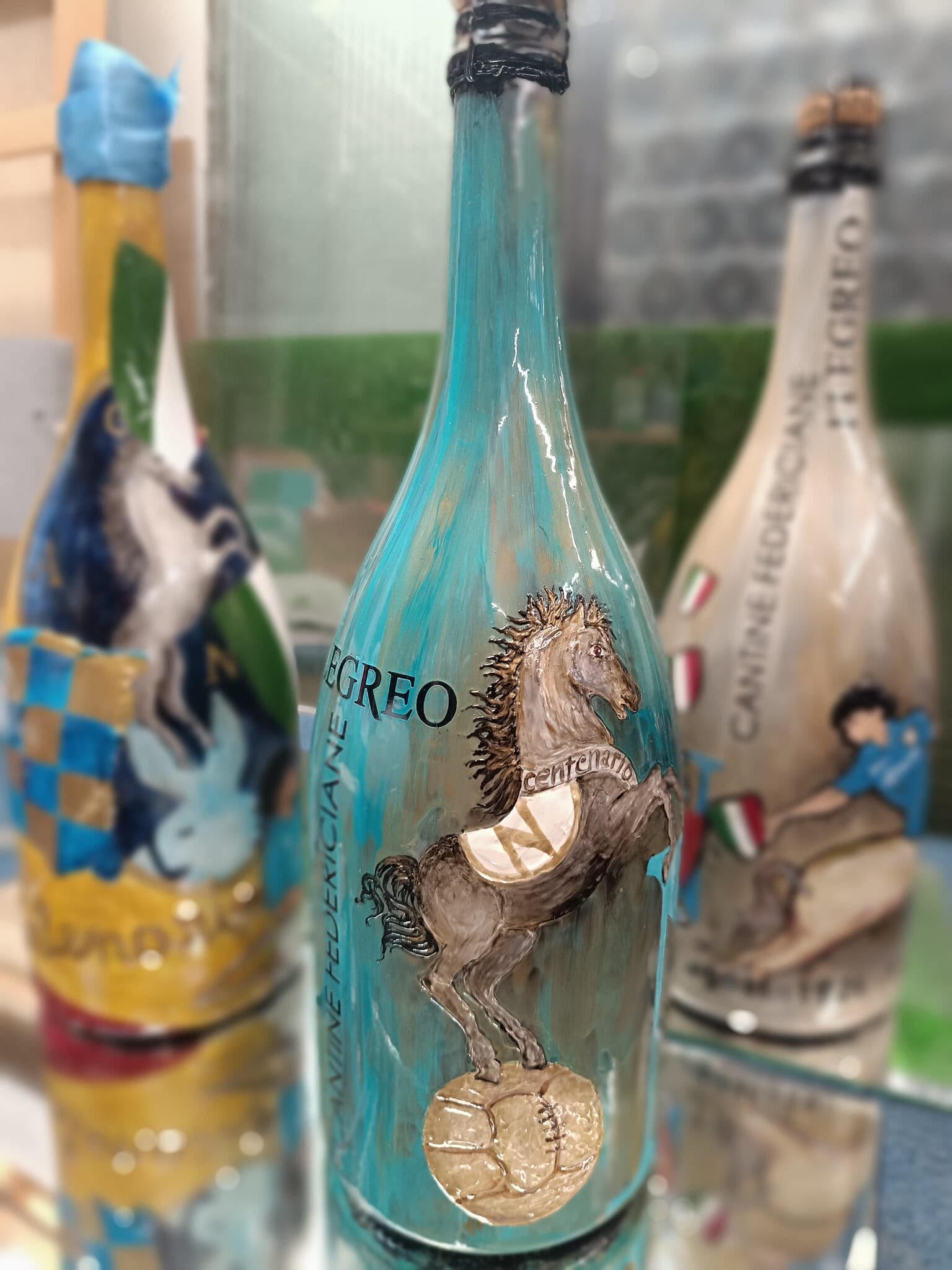 Il Centenario del Napoli incontra l’arte dei Campi Flegrei: tre Magnum Flegreo diventano opere d’arte