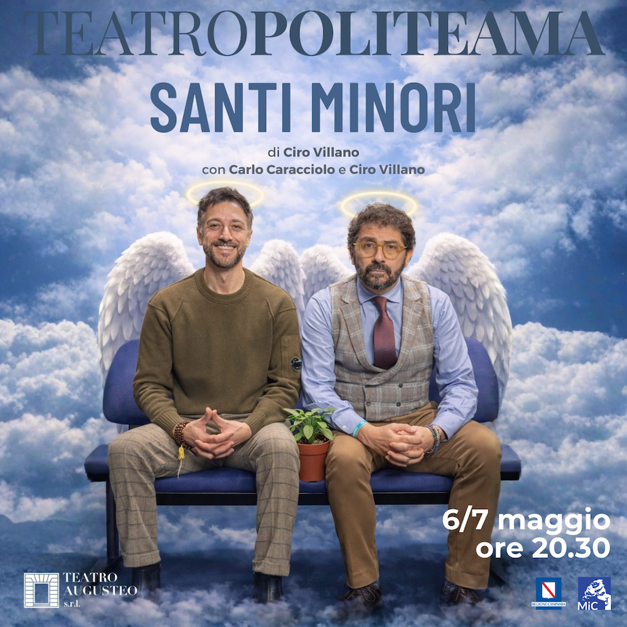 POLITEAMA NAPOLI | In scena “Santi minori” con Carlo Caracciolo e Ciro Villano