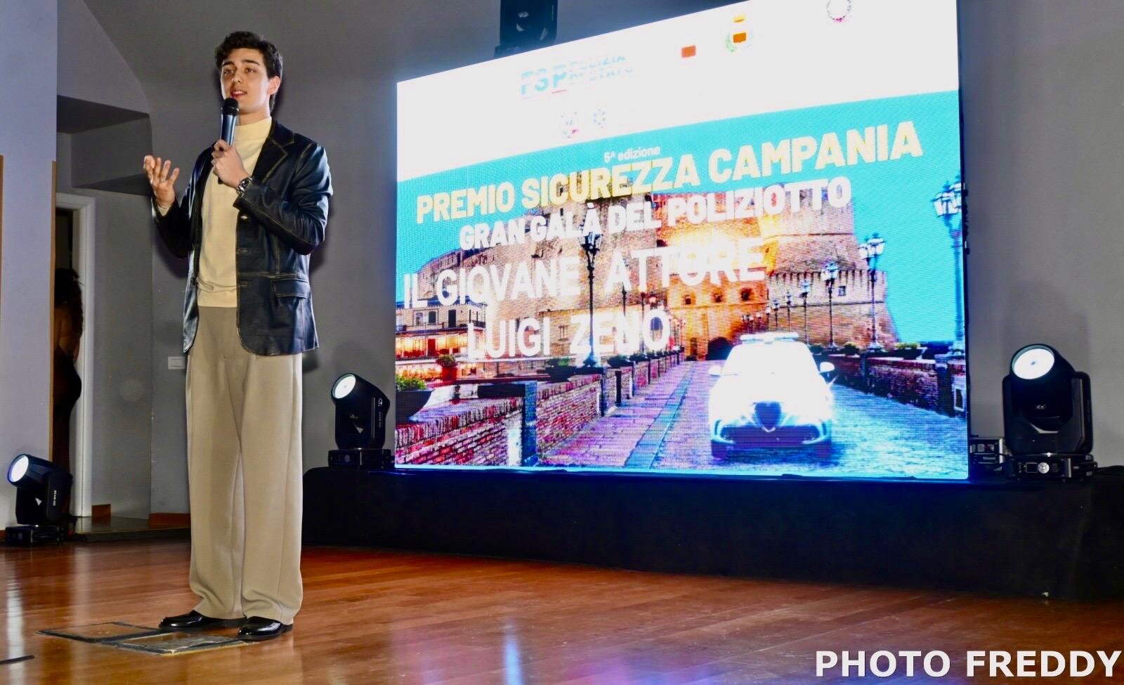 Luigi Zeno protagonista al Premio Sicurezza Campania &ndash; Gran Gal&agrave; del Poliziotto