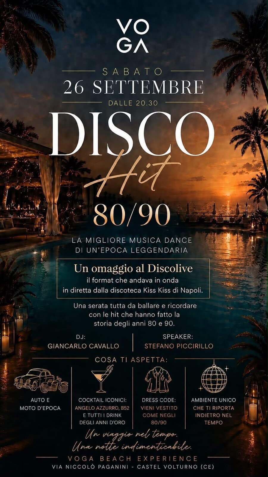 DISCO HIT 80/90 - OMAGGIO ALLA DISCOTECA KISS KISS DI NAPOLI