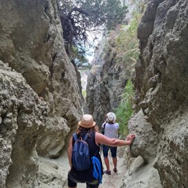 Canyon sentiero pizzi bianchi