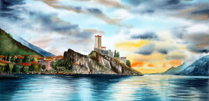 malcesine watercolor