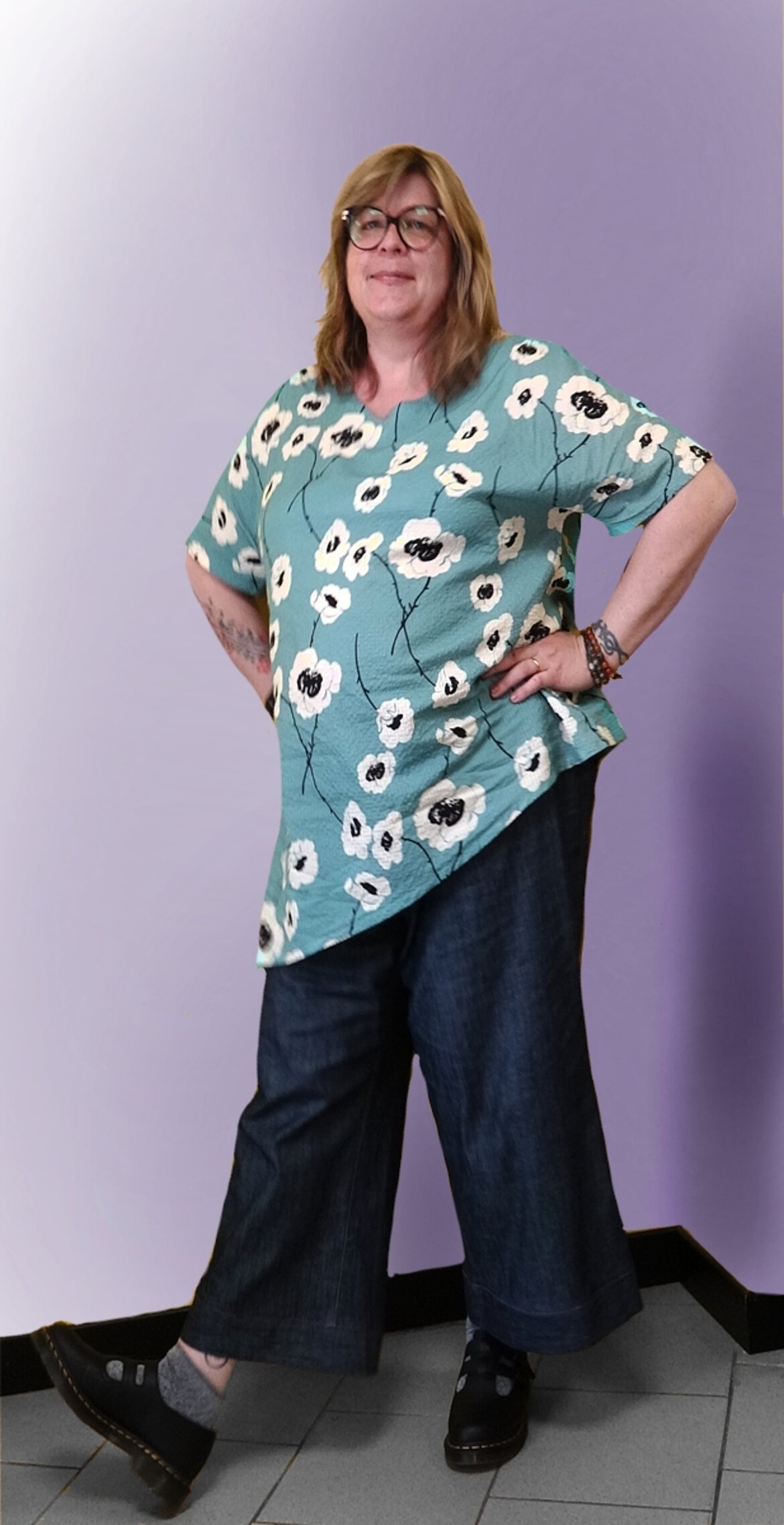 Pantaloni e blusa creati da Daniela