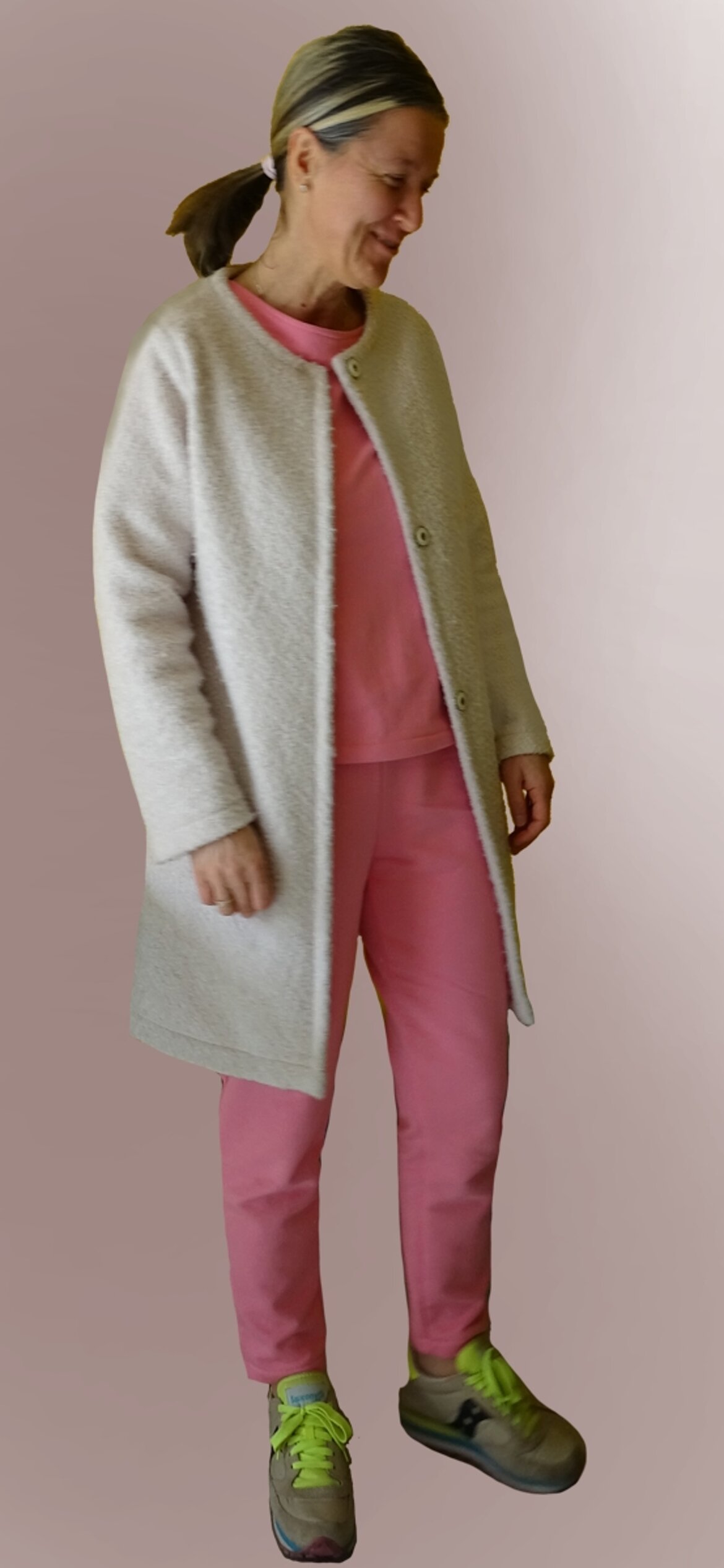 Cappottino, maglia e pantaloni Tutto creato da Katia