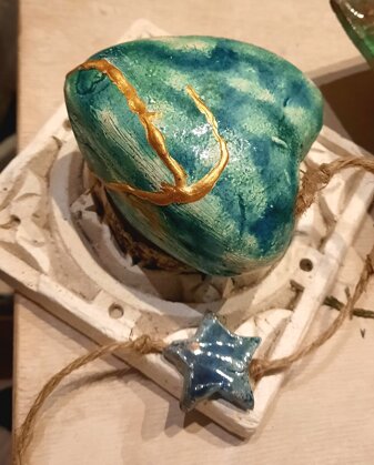 Oggetto cuore Kintsugi Oggetto cuore Kintsugi