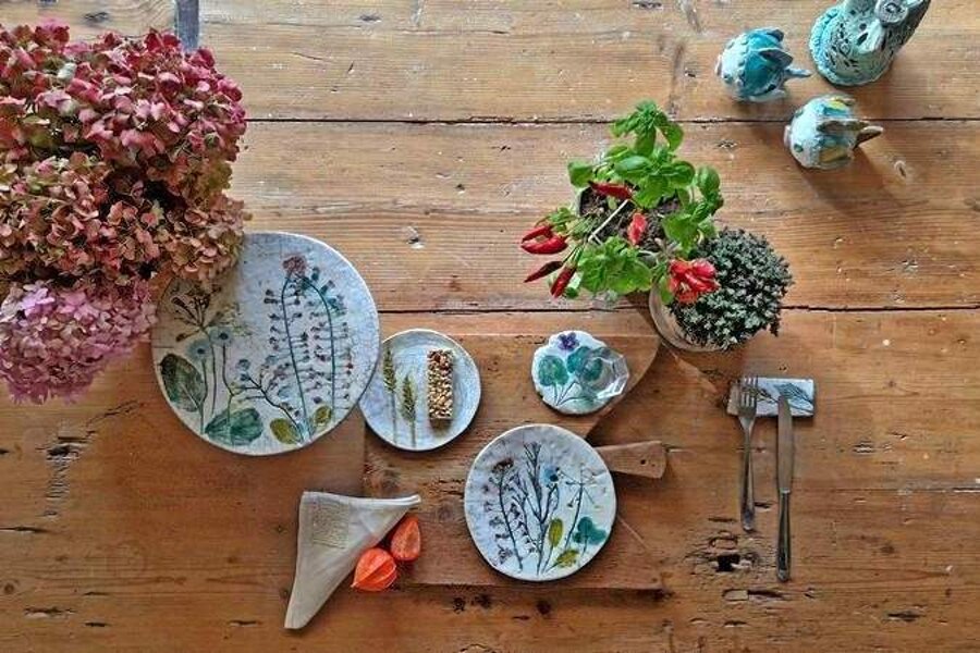 piatti in ceramica raku