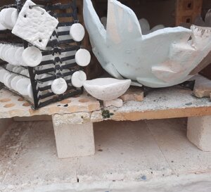 processo creazione bomboniere in ceramica raku