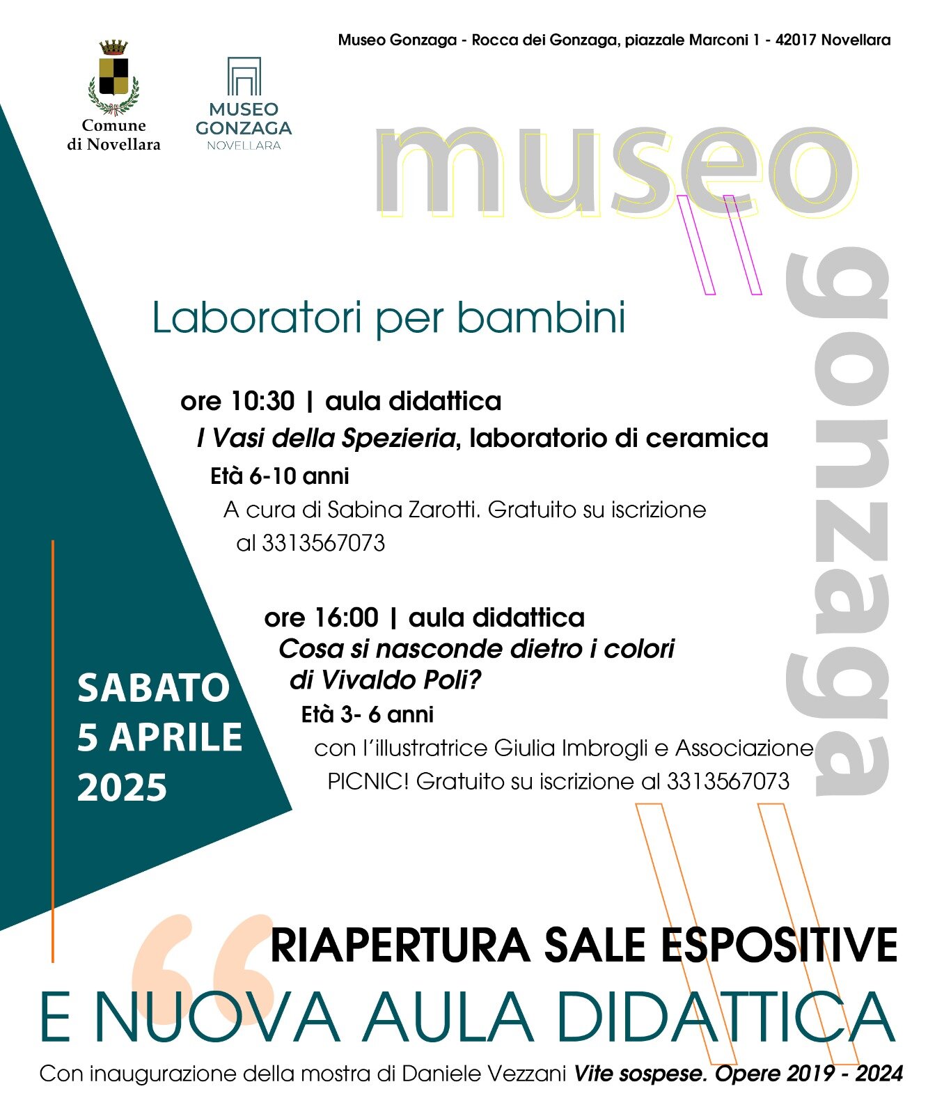 Una inaugurazione speciale al Museo Gonzaga di Novellara