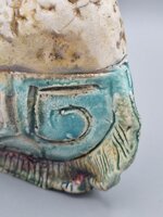 vaso-pesce-con-squame-oro-e-argento-ceramica-raku-13x14x5