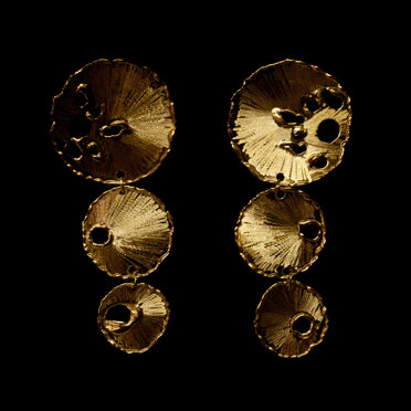 fasi lunari realizzati in oro giallo satinato