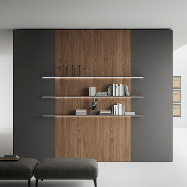 Boiserie ARCHITYPE con mensole