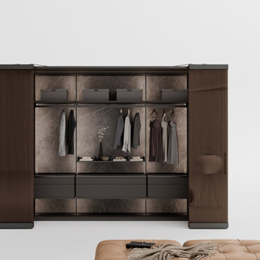 Camerino FREEDHOME ante vetro fumé