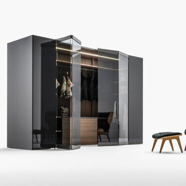 Camerino FREEDHOME ante vetro fumé