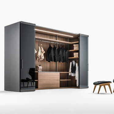 Camerino FREEDHOME ante vetro fumé