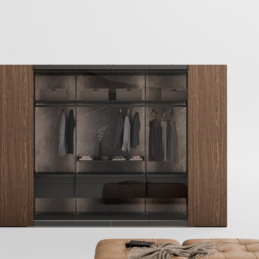 Camerino FREEDHOME ante vetro fumé