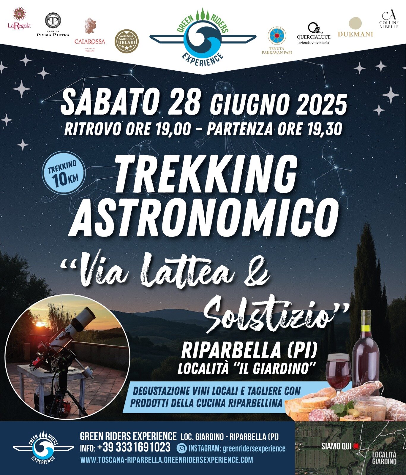 Trekking Astronomico – Via Lattea & Solstizio sabato 28 Giugno 2025 Trekking Astronomico – Via Lattea & Solstizio sabato 28 Giugno 2025