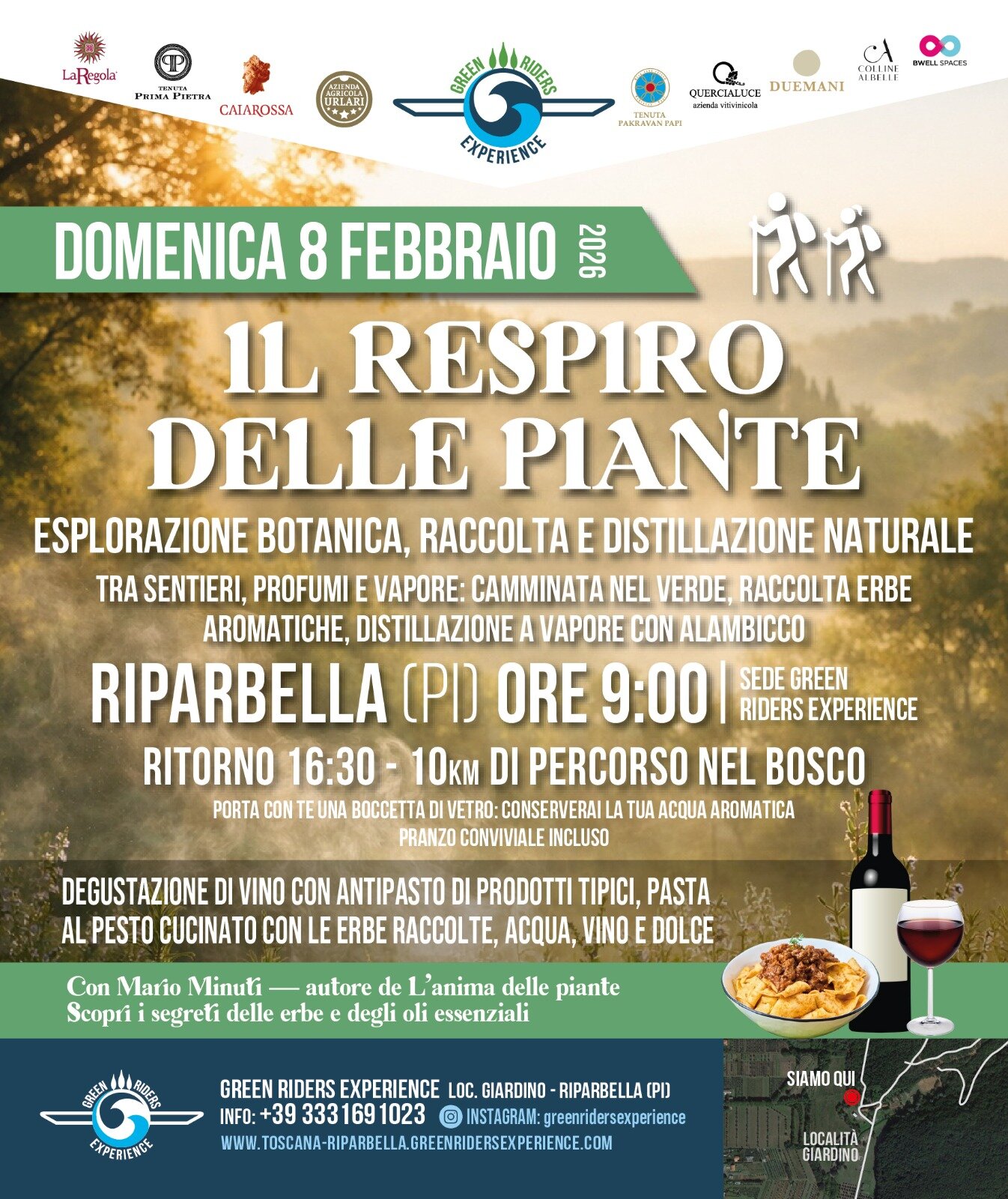 TREKKING IL RESPIRO DELLE PIANTE DOMENICA 8 Febbraio 2026