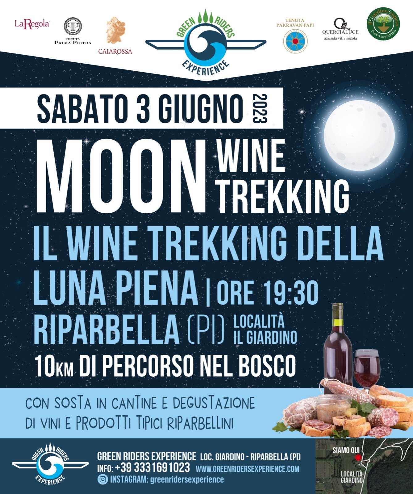 MOON TREKKING Sabato 3 Giugno 2023 La Luna delle Fragole MOON TREKKING Sabato 3 Giugno 2023 La Luna delle Fragole