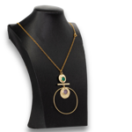 ciondolo-doppio-tondo-double-round-and-circle-pendant-and-natural-stone