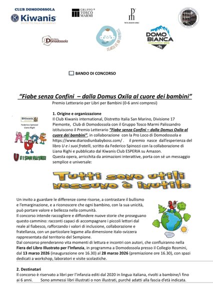 Nuovo bando di concorso promosso dal Kiwanis Club