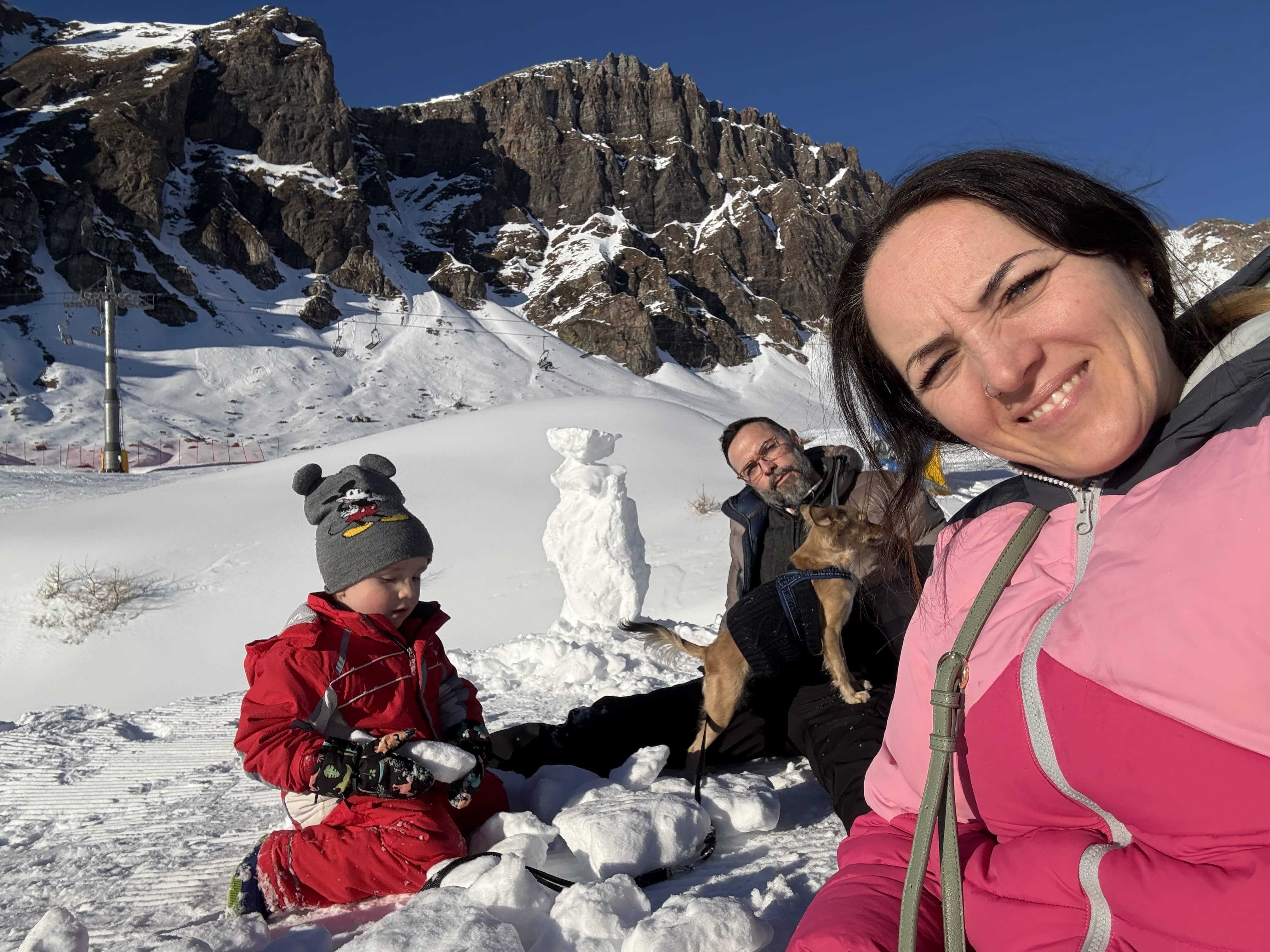 Gita sulla neve a San Domenico di Varzo (VB).