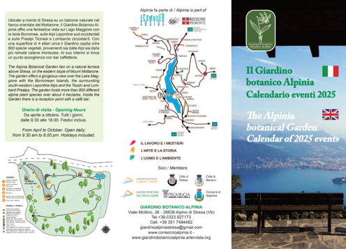 Giardino Botanico Alpinia, calendario eventi Giardino Botanico Alpinia, calendario eventi