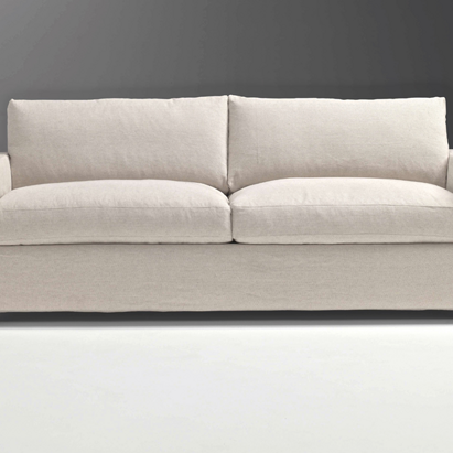 Divano 'CONTEMPORANEO' Divano dalle linee pulite, contemporaneo, a 2 o 3 posti, misure variabili dai 180 ai 230 cm di largh