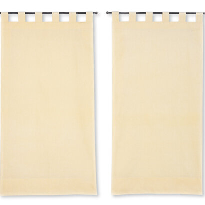 Tenda a vetro tesa con torrette passanti Tenda a vetro con torrette passanti per bastoncino, rimane tesa. Tenda semplice, si può 'addolcire'