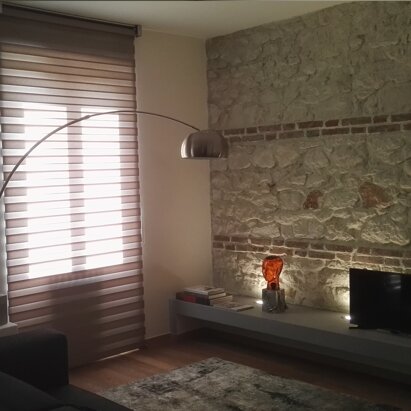 Tende tecniche a rullo Anche un tendaggio tecnico può creare una calda atmosfera...