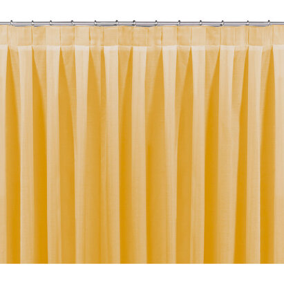 Tenda a 'Cannoncini' Tenda di semplice realizzazione dall'aspetto semplice e ordinato, formale - Rapporto di arricciatura