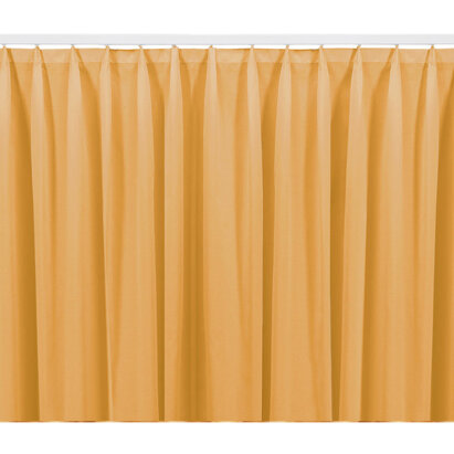 Tenda a 'Cannoni' Tenda dall'aspetto semplice ed elegante, formale - Rapporto di arricciatura: 200% / 250%