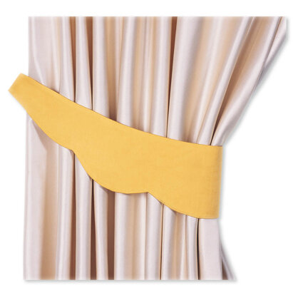 Embrasse 'Sagomato Smerlato' Embrasse tessile sagomato con disegno a 'Smerlo' Embrasse 'Sagomato Smerlato' Embrasse tessile sagomato con disegno a 'Smerlo'