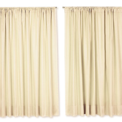 Tenda a vetro a 'Lacci' Al posto delle torrette, laccetti da annodare sul bastoncino. La tenda si arriccia naturalmente disp