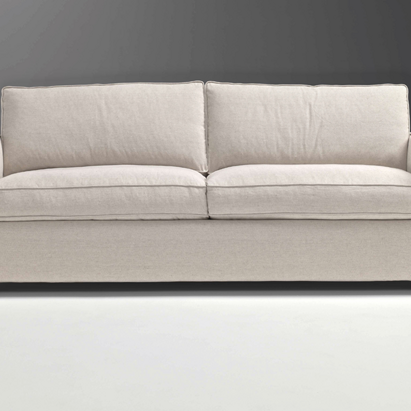 Divano 'MILLENNIO' Divano dalle linee morbide, di gusto contemporaneo, a 2 o 3 posti, misure variabili dai 160 ai 230 c