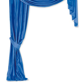 Festone con coda lunga e corta Mantovana a festone con una coda laterale lunga e una corta