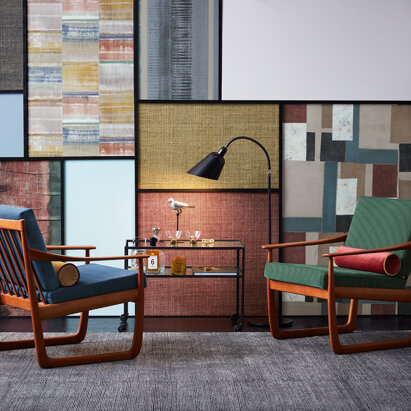 Wallcovering Patcwork Design patchwork: abilità, precisione e artigianato si fondono in questo rivestimento parietale