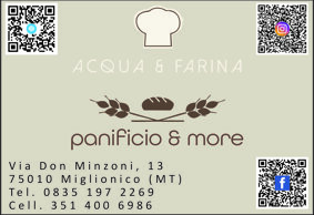 Acqua & Farina Panificio a Miglionico 